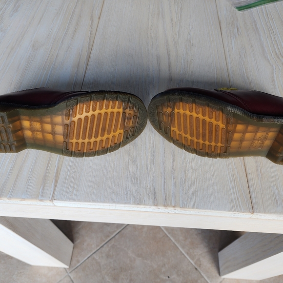 Dr Martens 1461 SMOOTH LEATHER OXFORD SHOES US9 Cherry Red. Unisex. - Picture 6 of 16